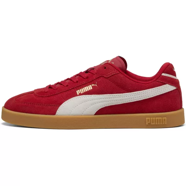  Čižmy PUMA CLUB II ERA SUEDE 400717-08 FORATRED/P.WHITE/ FORATRED/P.WHITE/PUMA GOLD 