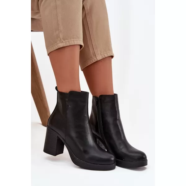  Dámske čižmy BOTO RYSELLE 40501 BLACK 