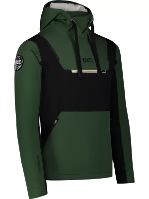 Pánska softshellová mikina NORDBLANC GLEN NBSSM8339 ZELENÁ