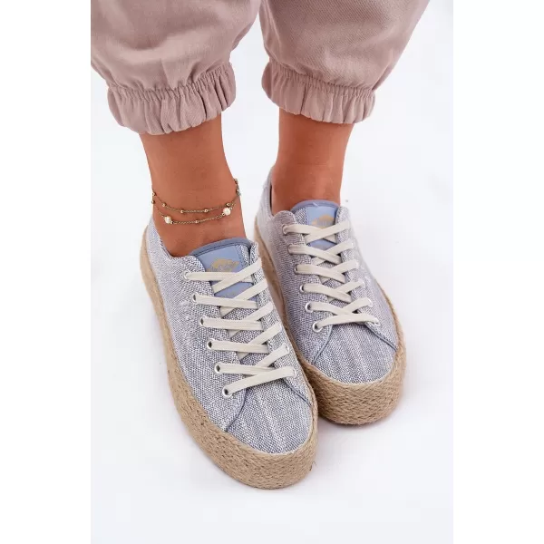  Dámske tenisky LEE COOPER LCW-25-02-3284 LIGHT BLUE 
