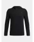 Chlapčenská mikina UNDER ARMOUR RIVAL LW 1/4 ZIP HOODIE 6009316-001 ČIERNA