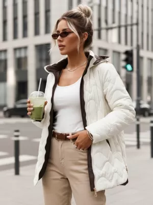 Dámska bunda DSTREET TY5624 BÉŽOVÁ