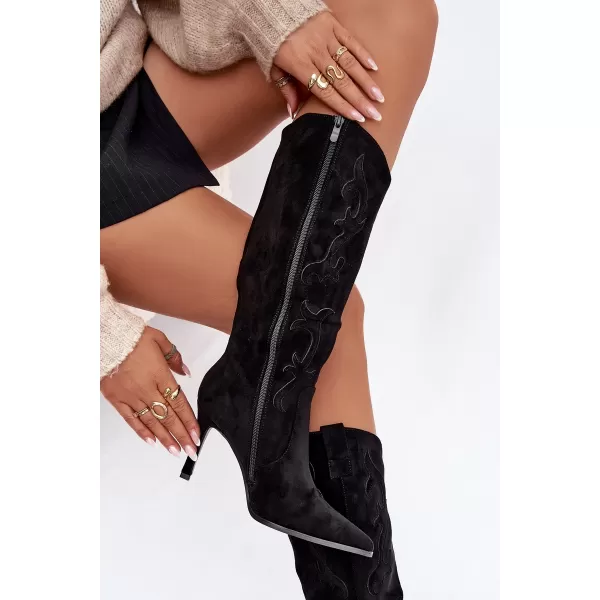  Dámske čižmy BOTO BELONIA 40917 BLACK 