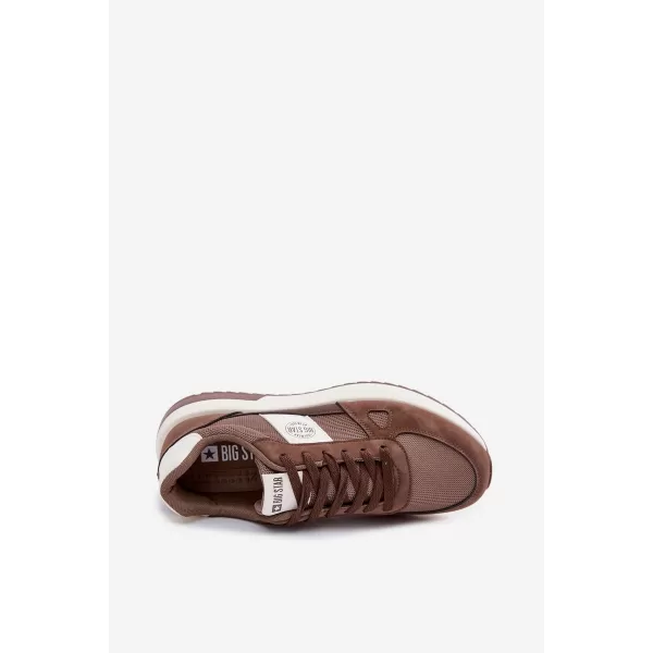  Pánske tenisky BIG STAR TT174353 BROWN/BEIGE Big Star Shoes 