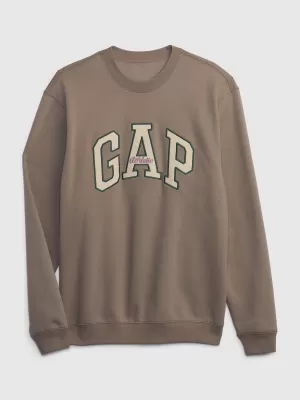 Pánska mikina GAP SWEATSHIRT 829186-01 MEDIUM COOL BROWN