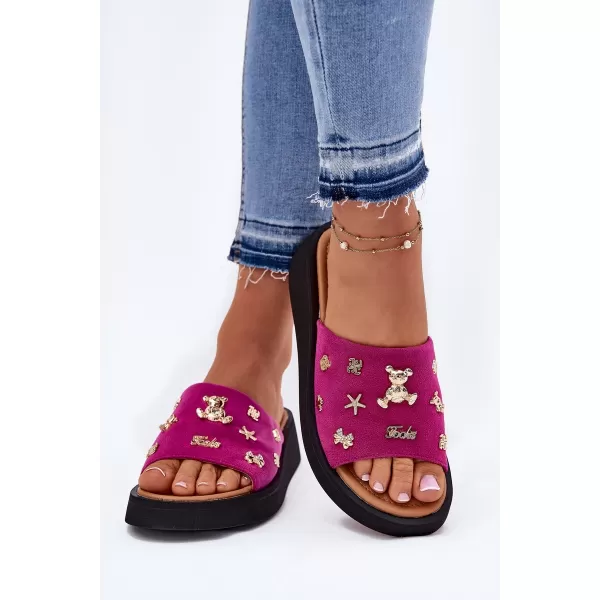  Dámske šľapky VINCEZA 66741 PINK 