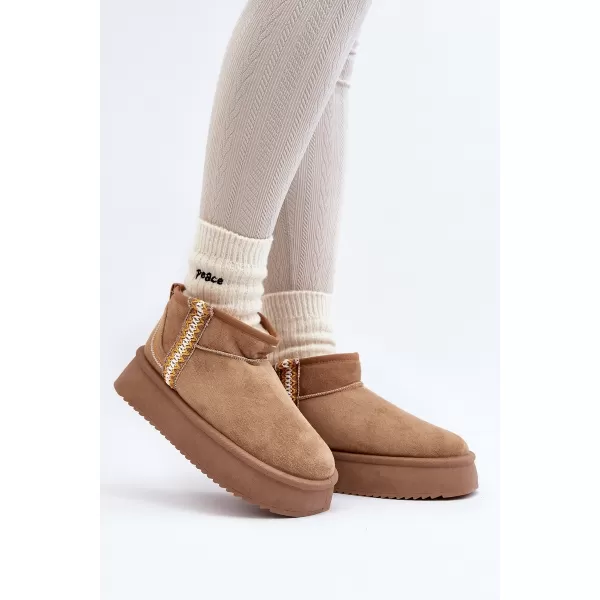  Dámske snehule BOTO UDRA 29607 KHAKI 