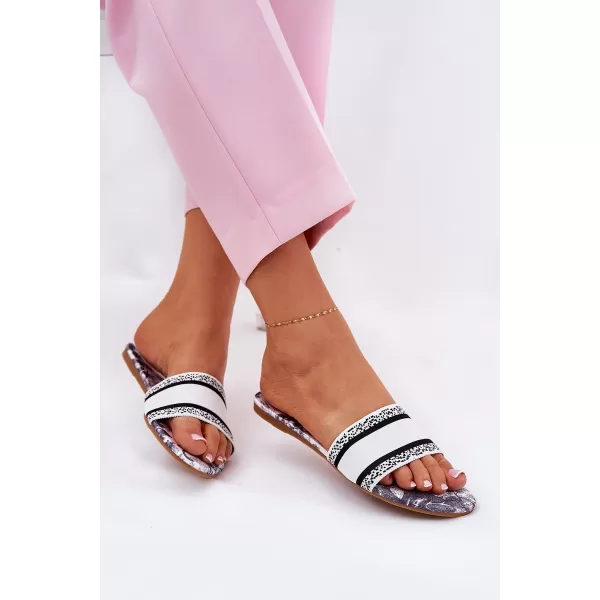  Dámske šľapky BOTO LEYSI 36382 WHITE 