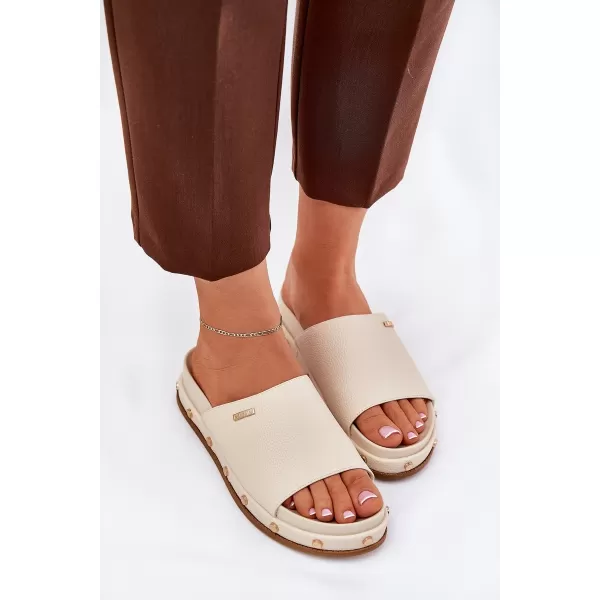  Dámske topánky BIG STAR NN274A746 BEIGE Big Star Shoes 