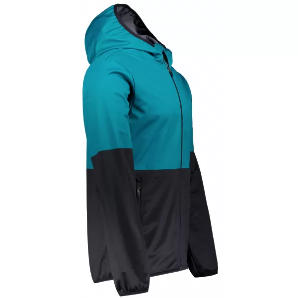  Pánska softshellová bunda premium ALTISPORT VOJ/ALM051JACK01 PETROLEJOVÁ/ČIERNA 