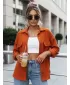 Dámska bunda DSTREET TY3510 ORANŽOVÁ
