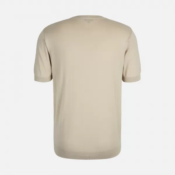  Pánske tričko GEOX KNIT G012316 BÉŽOVÁ 