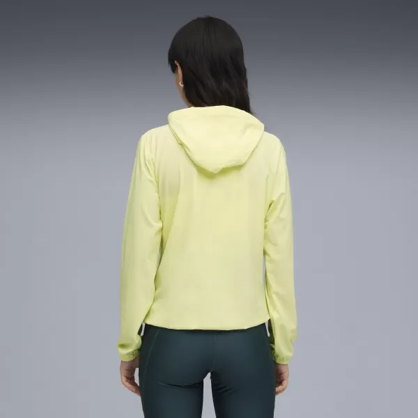  Dámska bunda PUMA RUN VELOCITY WOVEN JACKET W 526584-35 ZLATÝ MESIAC 