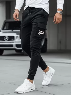 Pánske nohavice DSTREET UX4161 ČIERNA