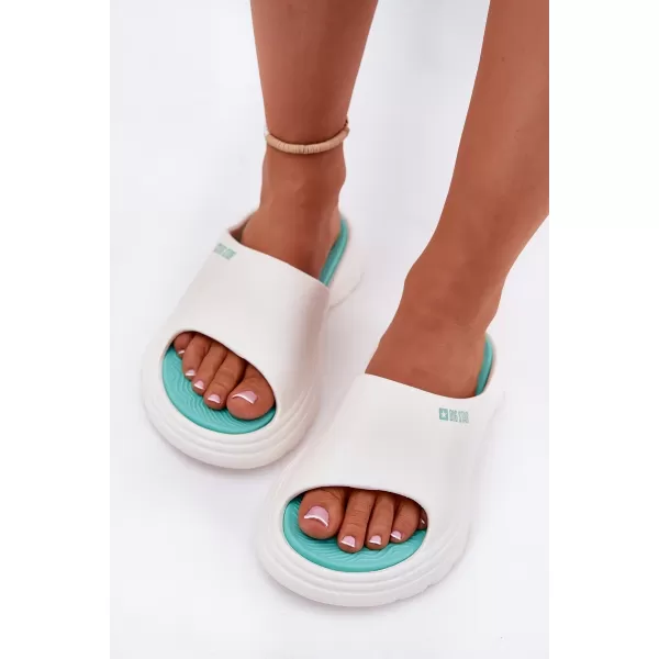  Dámske šľapky BIG STAR RR274A586 WHITE Big Star Shoes 