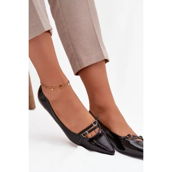  Dámske baleríny BOTO ZARELIA 40578 BLACK 
