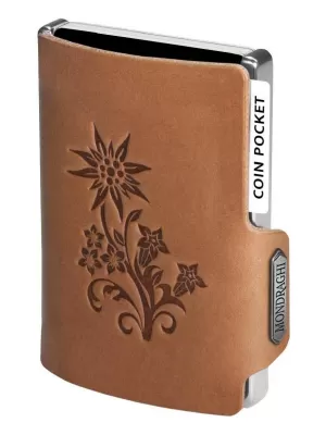 Peňaženka MONDRAGHI Silhouette Edelweiss CARAMEL