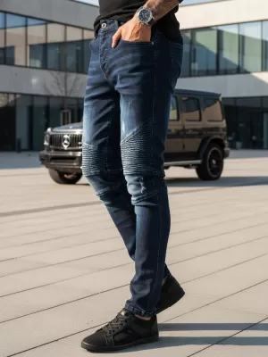 Pánske nohavice DSTREET UX3804 MODRÁ