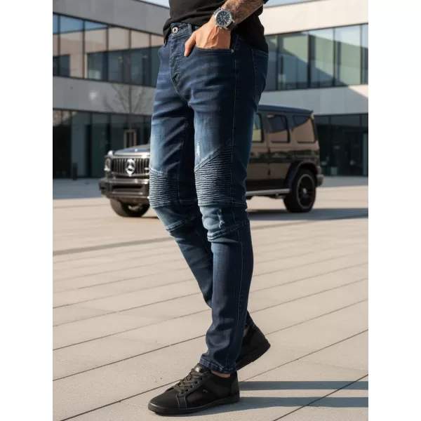  Pánske nohavice DSTREET UX3804 MODRÁ 