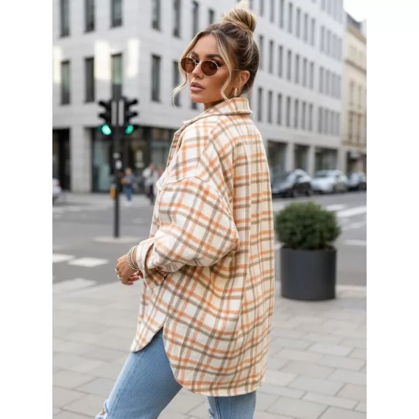  Dámska košeľa DSTREET DY0482 ORANŽOVÁ/HNEDÁ 