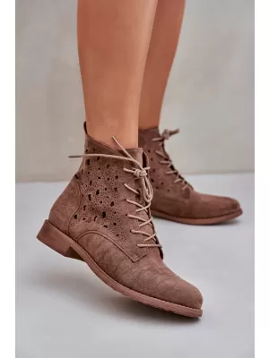 Dámske topánky S.BARSKI HY51-136 COFFEE