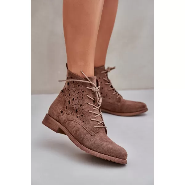  Dámske topánky S.BARSKI HY51-136 COFFEE 
