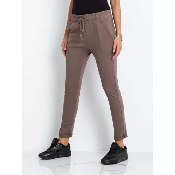  Dámske tepláky BASIC FEEL GOOD RV-DR-3698.08X BROWN 