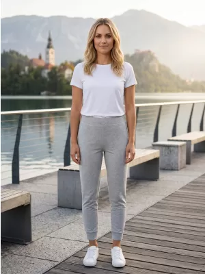 Dámske 3/4 nohavice SAM 73 WS 720 SVETLO ŠEDÁ