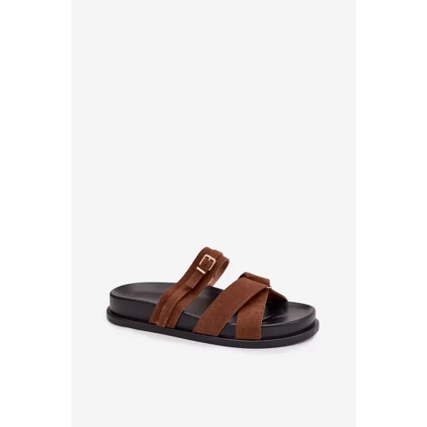  Dámske šľapky BOTO SELORINA 41608 BROWN 