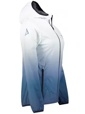 Dámska softshellová bunda premium ALTISPORT VOJ/ALW126JACK01 NÁMORNÁ MODRÁ/BIELA