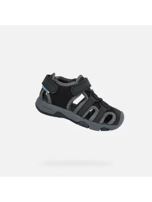 Chlapčenské sandále GEOX MULTY B650FA05014C9999 ČIERNA