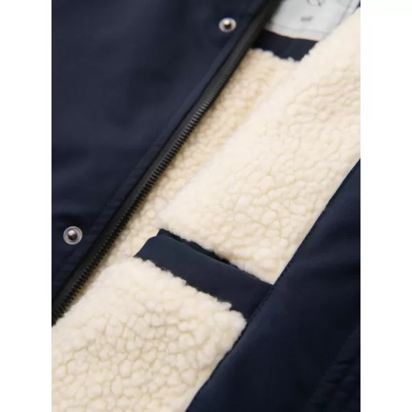  Pánsky kabát OMBRE OM-JAPJ-0316 NÁMORNÍCKA MODRÁ 