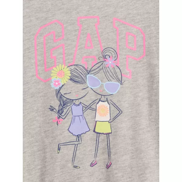  Detské tričko GAP LOGO TEE 768901-03 HEATHER GREY 