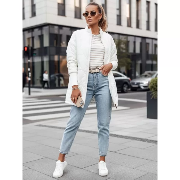  Dámska bunda DSTREET TY3616 BIELA 