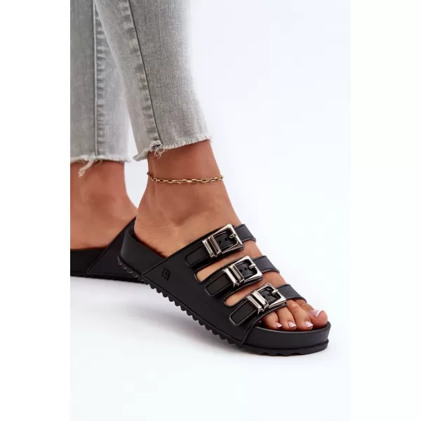 Dámske šľapky ZAXY JJ285058 BLACK 