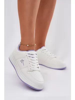 Dámske tenisky BIG STAR RR274A245 WHITE/PURPLE Big Star Shoes
