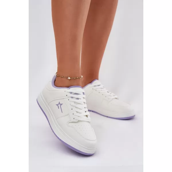  Dámske tenisky BIG STAR RR274A245 WHITE/PURPLE Big Star Shoes 