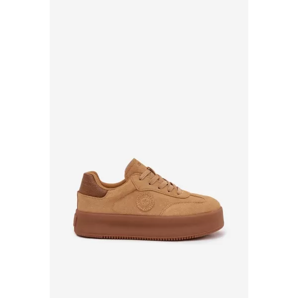  Dámske tenisky BIG STAR SS274762 BROWN/BEIGE Big Star Shoes 