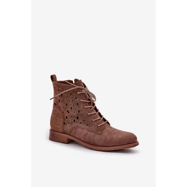  Dámske topánky S.BARSKI HY51-136 COFFEE 