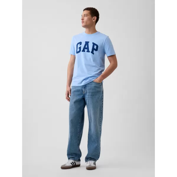  Pánske tričko GAP LOGO TEE 856659-53 WIND BLUE 