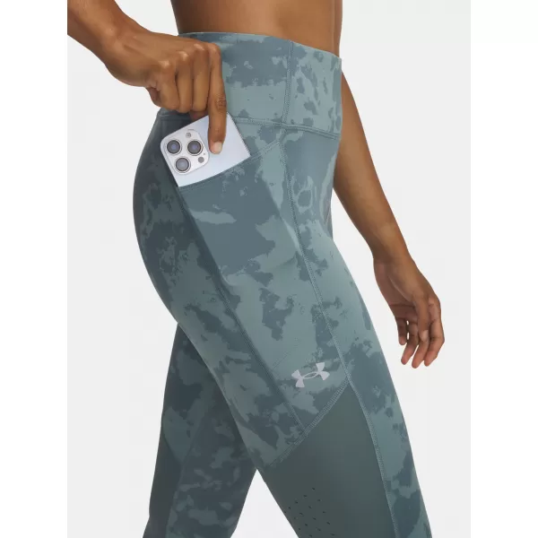  Dámske legíny UNDER ARMOUR UA LAUNCH ANKLE PRINT TIGHTS 1369772-587 MODRÁ 