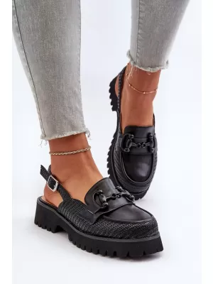 Dámske sandále D&A MR38-656 BLACK