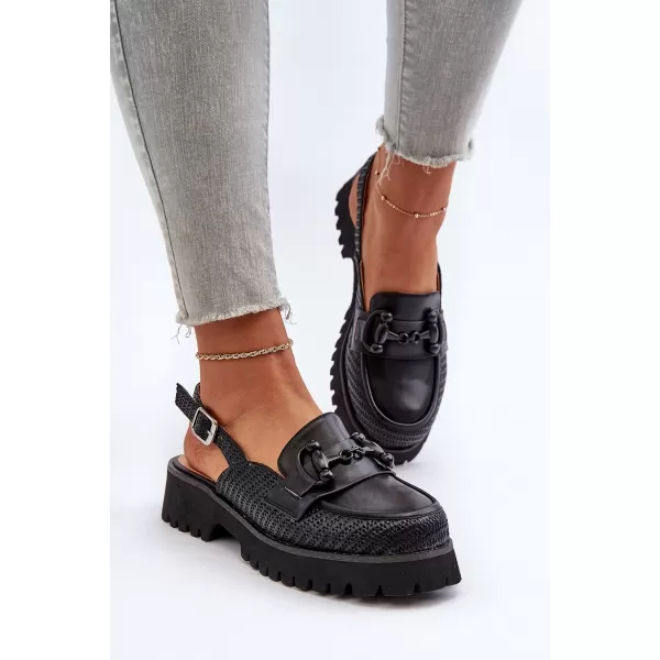  Dámske sandále D&A MR38-656 BLACK 