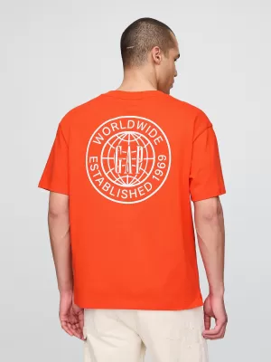 Pánske tričko GAP LOGO TEE 765029-05 BLAHO