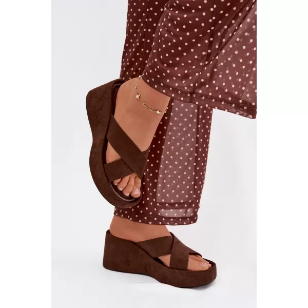  Dámske šľapky BOTO CALORINE 41357 BROWN 
