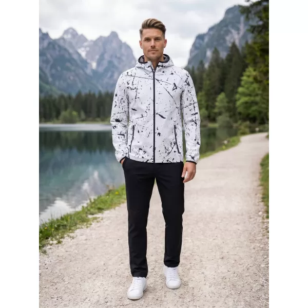  Pánska softshellová bunda premium ALTISPORT VOJ/ALM034JACK01 BIELA 