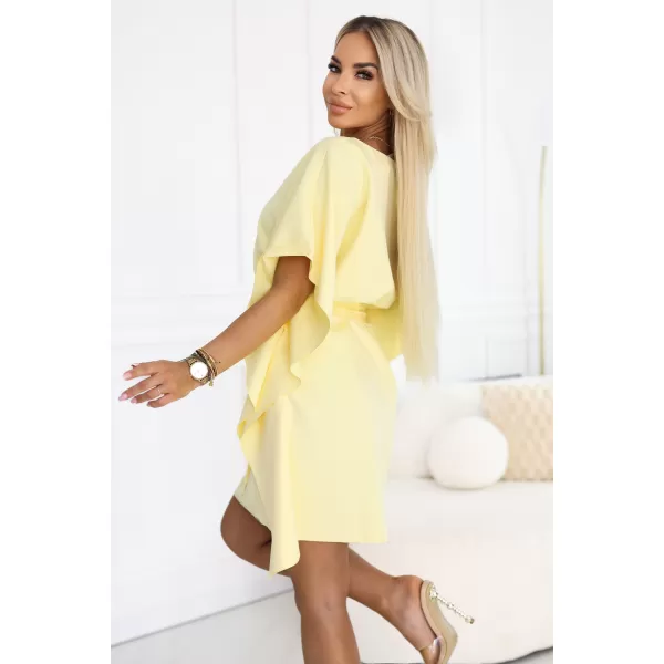 Dámske šaty NUMOCO 287-41 PASTELOVO CITRÓNOVÁ 