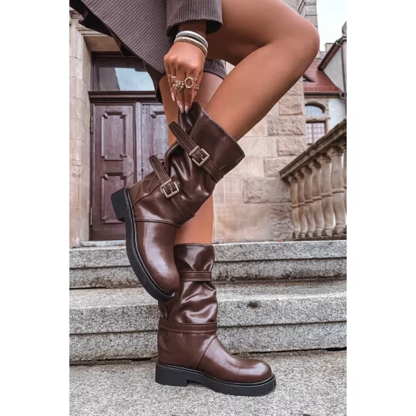  Dámske čižmy BOTO HALVESSA 39587 BROWN 