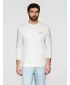 Pánske tričko OMBRE OM-LSPT-0136 WHITE