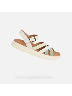 Dámske sandále GEOX XAND 2S G012749 KRÉMOVÁ
